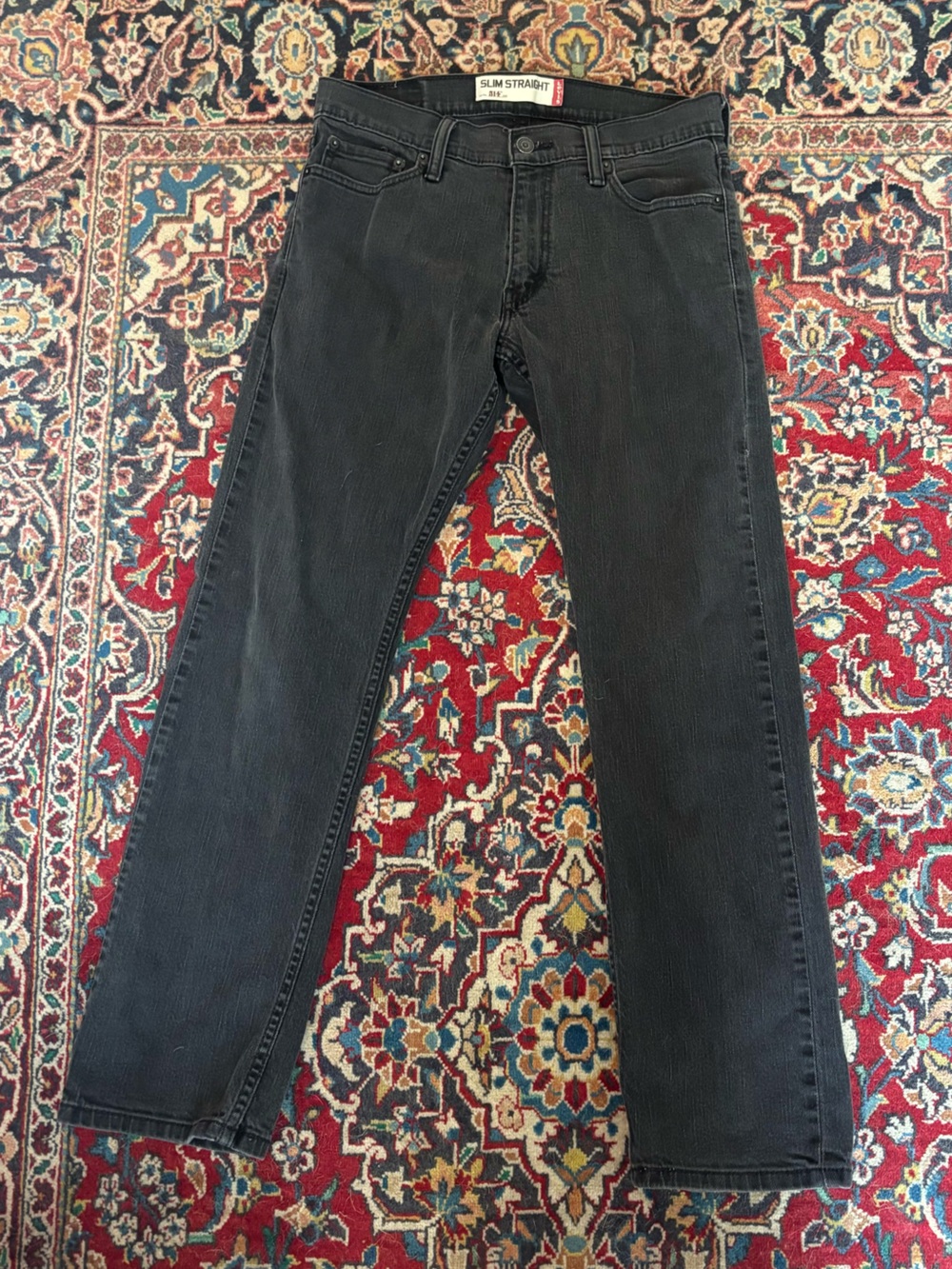Levi's Black Straight-Leg Women's Jeans